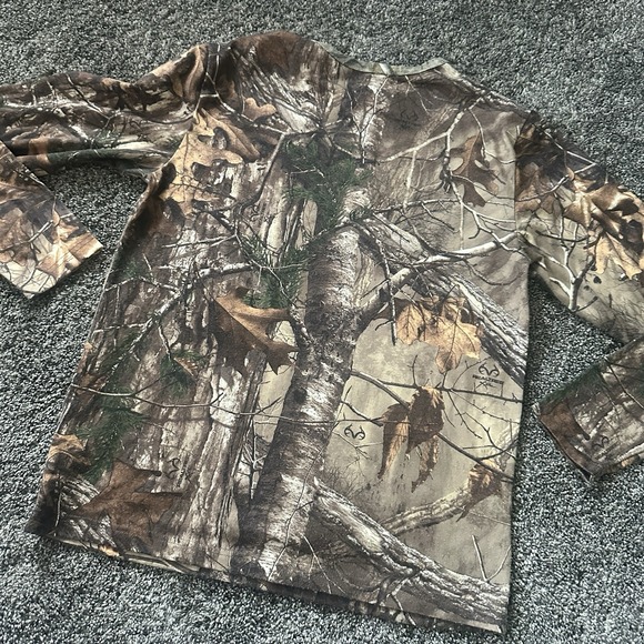 RedHead Shirt Mens Medium Brown Camo Long Sleeve Hunting Outdoor Performance - Picture 13 of 14